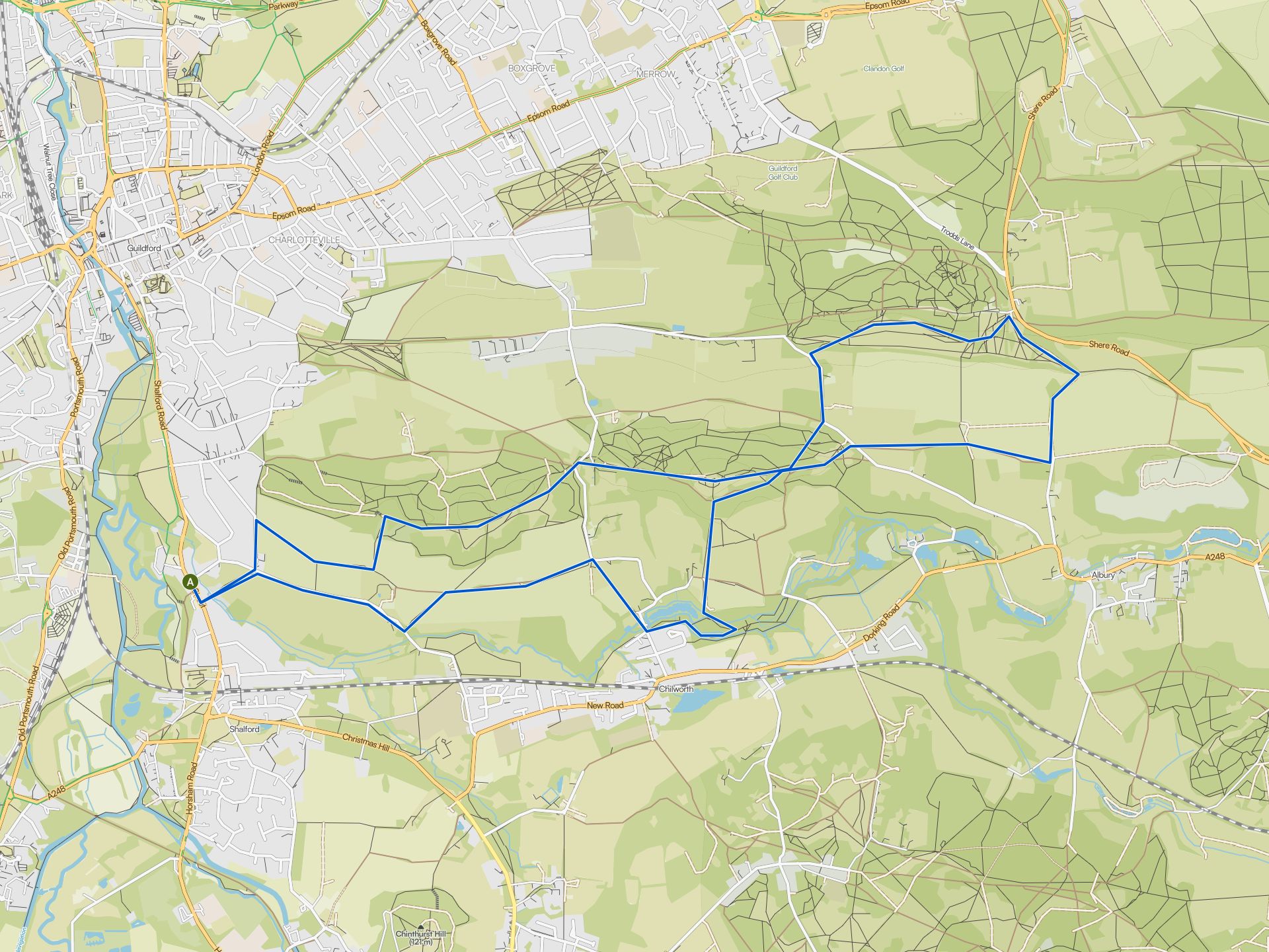 The best walks and hikes around Guildford | Komoot
